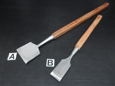 Ice carving chisels / 90mm 48mm   2 pieces total