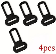 2/4x Car Seat Belt Anchors Seat Belt Clip Cover 4 Pcs-Soft Silicone Protecto