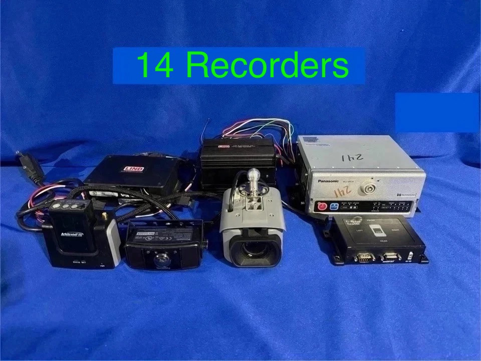 Panasonic Arbitrator 360 HD Cameras 14 x Recorders Transceiv
