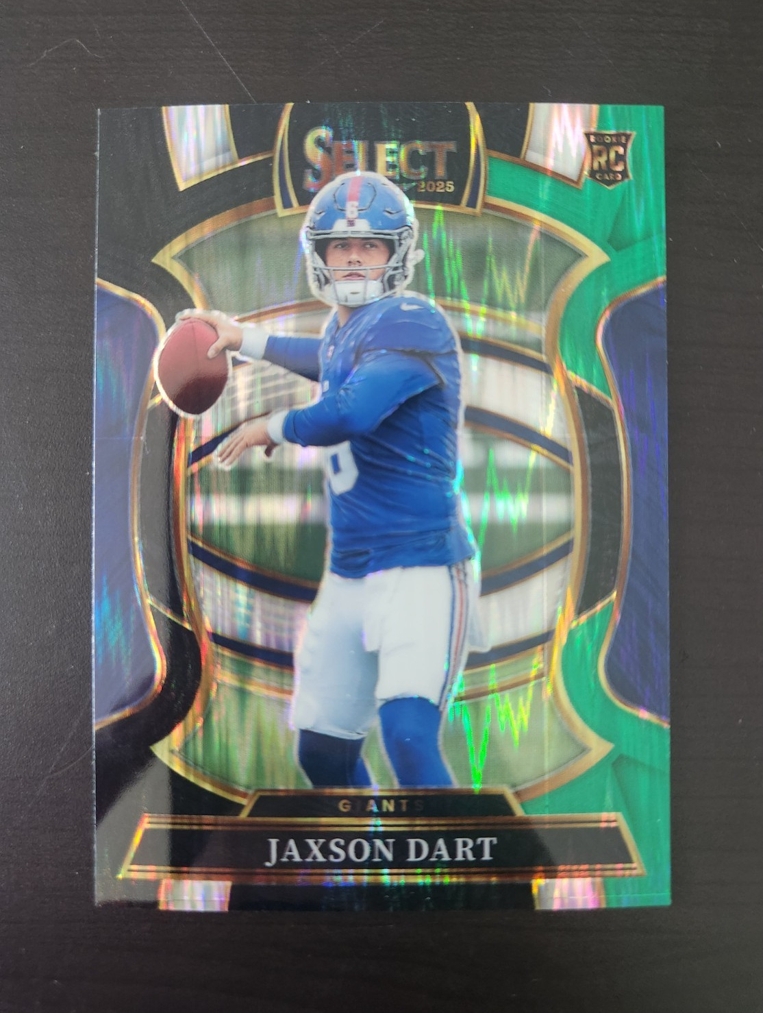 2025 Panini Select Jaxson Dart Concourse Prizm Giants Black Green Shock RC🔥