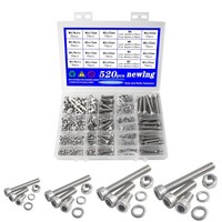 Edelstahl Schrauben Set 520 StüCk M3 M4 M5 M6 3