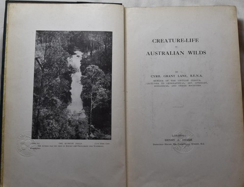 CREATURE-LIFE IN AUSTRALIAN WILDS, Lane c.1912. Australien, Victoria, Buschmann - Bild 2 von 6