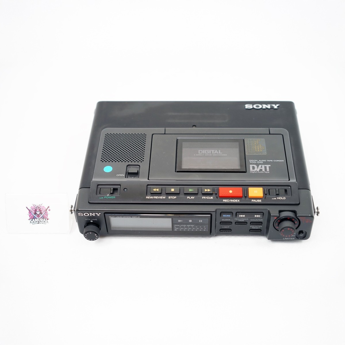 Sony TCD-D10 Portable DAT Recorder Player w/ AC Adapter Case
