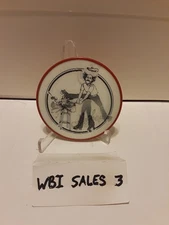 Vintage 1970's Rare Vari-Vue Gallagher Lenticular Flicker 3' Pinback Button