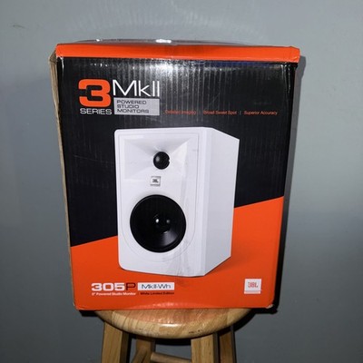 JBL 305P MKII Speaker System White 691991013362| eBay