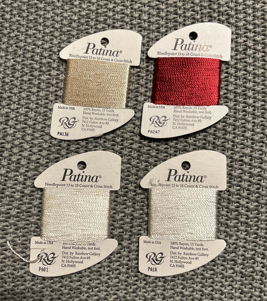 Needlepoint thread lot 27 Patina Fiesta Hi-lights Matte Elegance Rainbow Gallery - Image 3 of 4