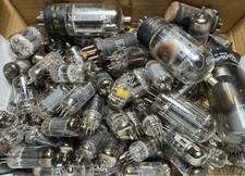 Vintage Vacuum Tube Grab Bag Lot of 50 Mixed TV Radio Tubes Assorted Brands