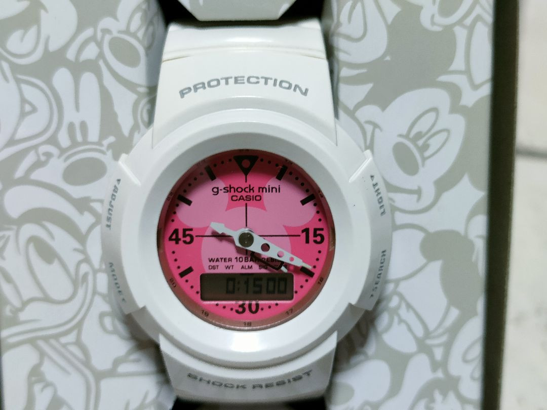 レアモデル！Disney SEA G-SHOCK mini GMN-50 G-Shock Gmn-50 Digital-Analog Quartz Women Rare Model