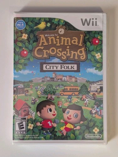 Animal Crossing City Folk Nintendo Wii Brand New Sealed