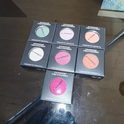 MAC Eyeshadow Single Compact Glitter & Metallic Finishes Brand New in Box