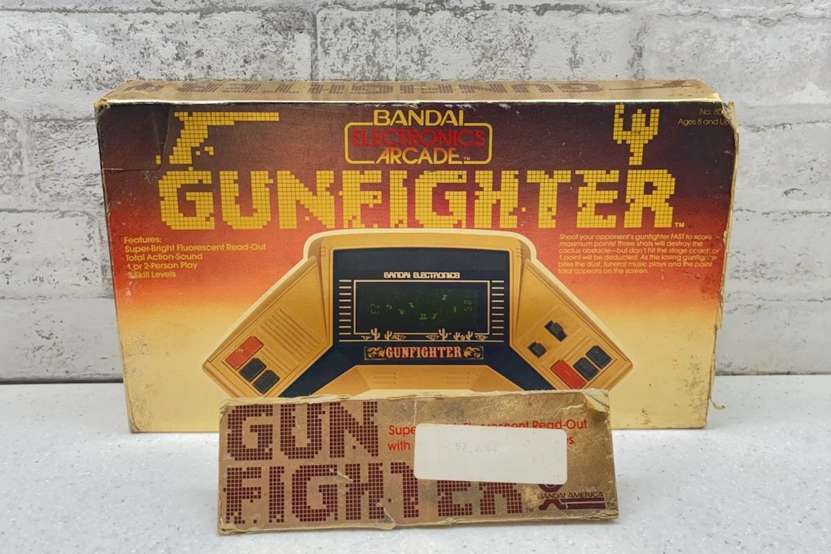 Vintage Retro Gunfighter Bandai Electronics Arcade Game 1980 NOT WORKING