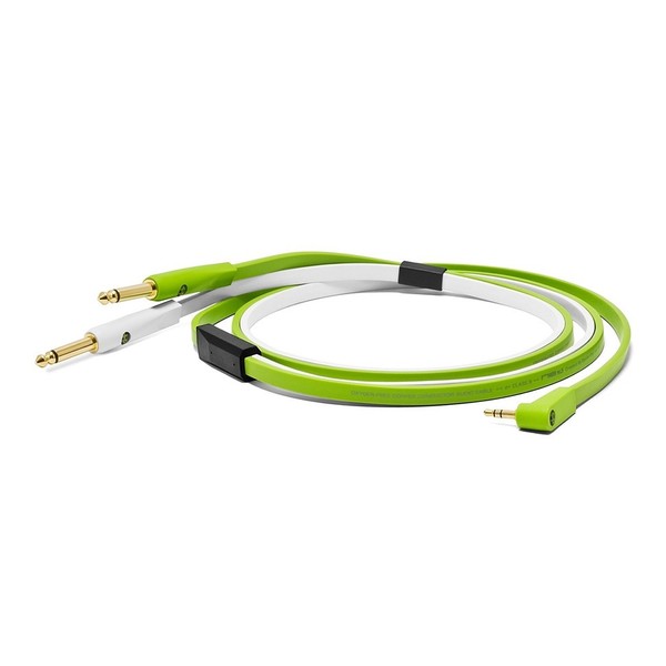 Neo D+ - 2X 6,3Mm Mono-Klinke / 3,5Mm Stereo-Mini-Klinke-Kabel, Class B... Green-image