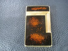 S.T Dupont Feuerzeug China Lack L2 Montparnasse Goldstaub Überholt Garantie