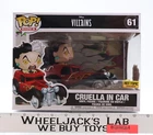 #61 Cruella In Car Disney Villains 2019 Funko Pop! Rides NEW SEALED