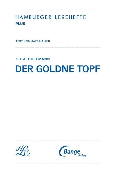 Thumbnail - Der Goldne Topf Von E.t.a. Hoffmann (textausgabe)