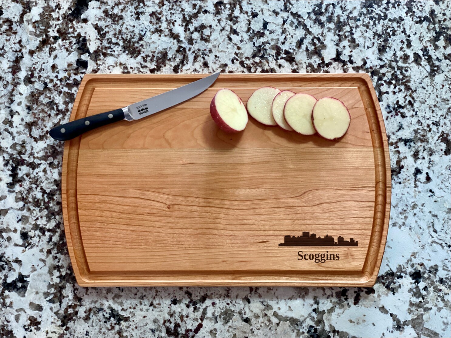 Oakland Cutting Board |  Oakland Skyline Charcuterie Board | Custom Serving