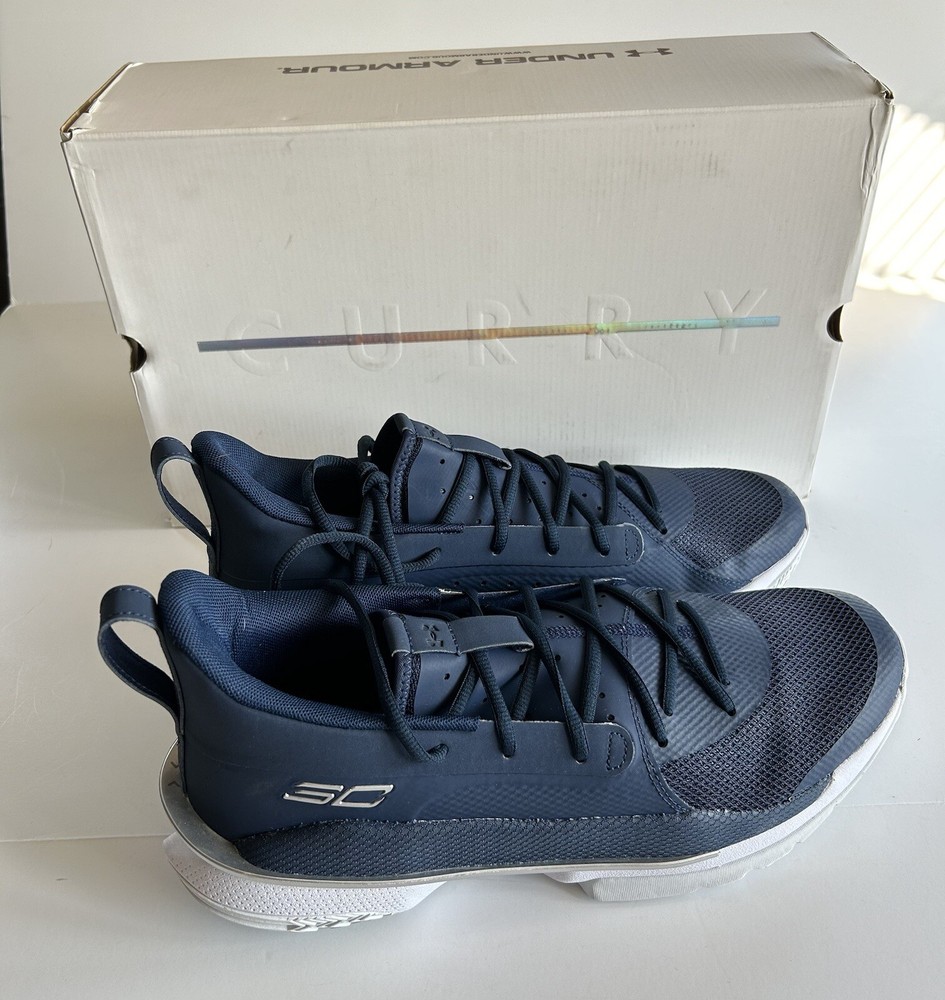 Under Armour Team Curry 7 Men’s Size 15 M   Blue  3023838-408   New In Box