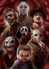 HORROR MOVIE VILLAINS BB1 POSTER ART PRINT A4 A3 SIZE BUY 2 GET ANY 2 FREE