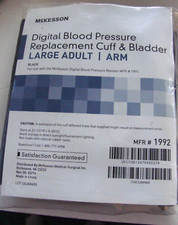 NOS SEALED Digital Blood Pressure Lg Adult Arm Replacement Cuff/Bladder McKesson