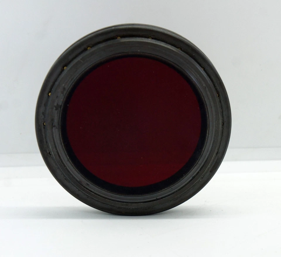 APERTURA ORIGINAL Y FILTRO ROJO PARA LENTE RARA HELIOS-52 150mm F1.5 URSS FAST IR Foto 3 de 4
