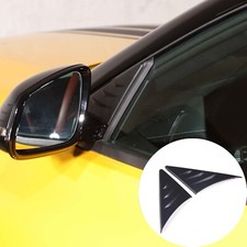 Matte Black Rearview Mirror Anti-wind Buffeting Deflector For Toyot Supra 19-24