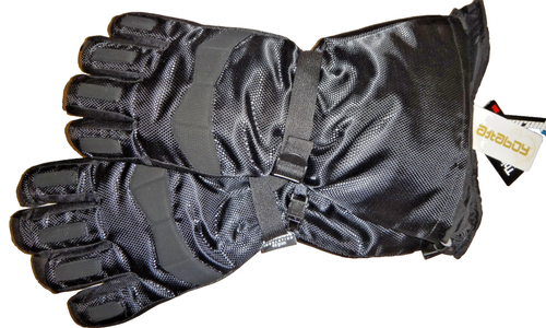 Guanti invernali alti ATTABOY WATERPROOF uomo nylon nero isolamento 40 gr taglia L-XL - Foto 1 di 7