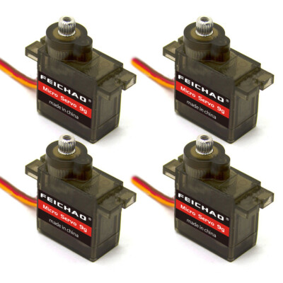 4PCS FEICHAO Classic Servos SG90 MG90S Für RC-Starrflügelflugzeugmodell
