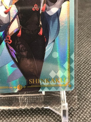 New R16 SHINKAKU Genshin wafer card Prism miHoYo BANDAI Made in JAPAN CCG TCG a - Picture 4 of 12