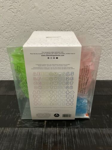 Tagliabiscotti Alfabeto Numero Artigianato Americano Dolce Sugarbelle 80 Pezzi Assortiti - Foto 2 di 2