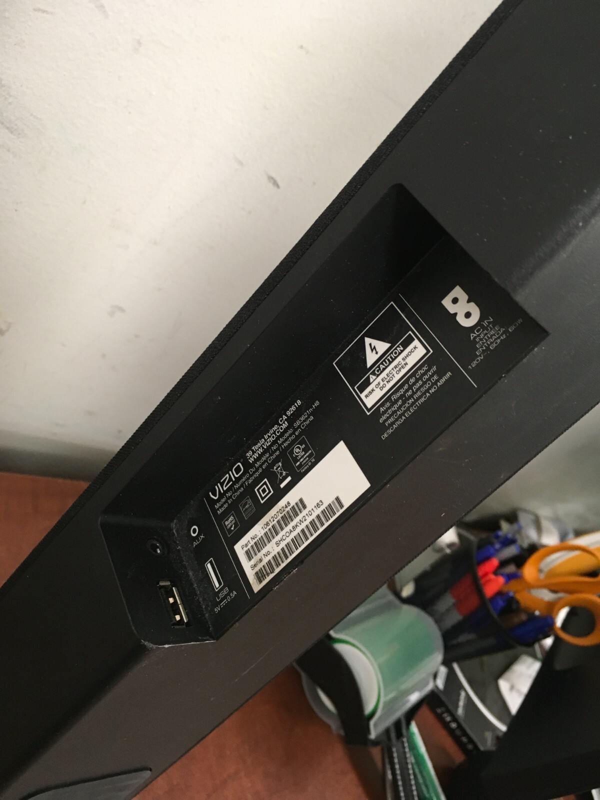 VIZIO 36" 2.1 Sound Bar System - Black (SB3621n-H8)