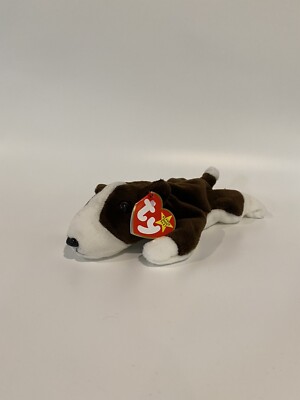 Bruno The Dog Ty Beanie Baby With PVC Pellets And Errors