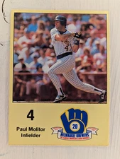 1989 Milwaukee Brewers Promo Cards - Mix & Match cards to save up to 20%