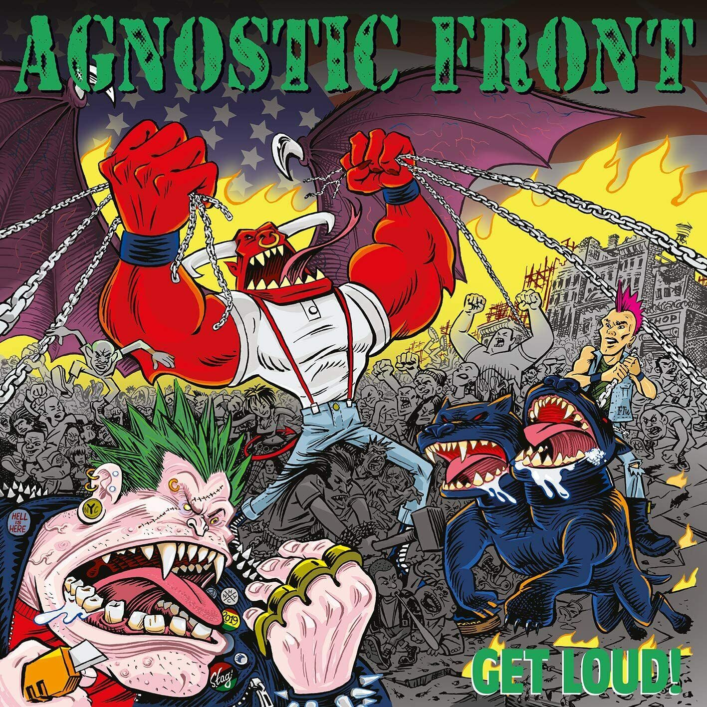 Agnostic Front - Get Loud! Brand New & Sealed CD.. with hype sticker..