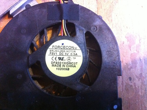 Gateway NV Series NV53 NV52 CPU Fan w/ Heatsink 60.4Bx06. 002 A03 - Picture 4 of 7
