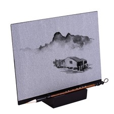 Reusable Buddha Board Artist Painting Drawing Writing Pad Water Brush  X8K2