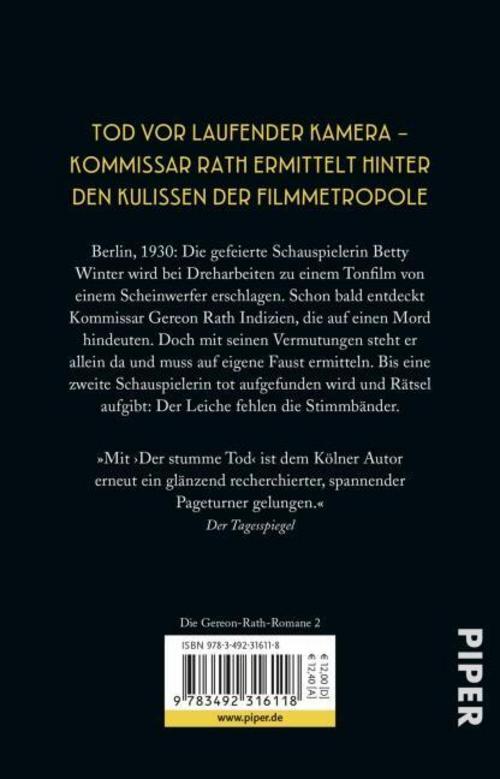 Thumbnail - Volker Kutscher / Der Stumme Tod / 9783492316118