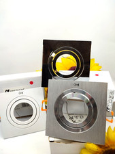 Porta Faretto Incasso NOBILE ILLUMINAZIONE cromo bianco satinato orientabile