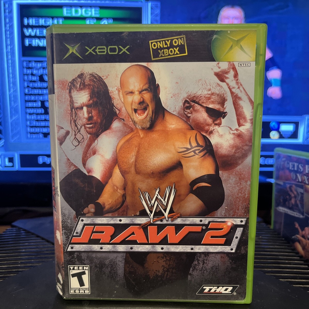 WWE Raw 2 Microsoft Xbox 2003 Wrestling Complete W/ Manual Works