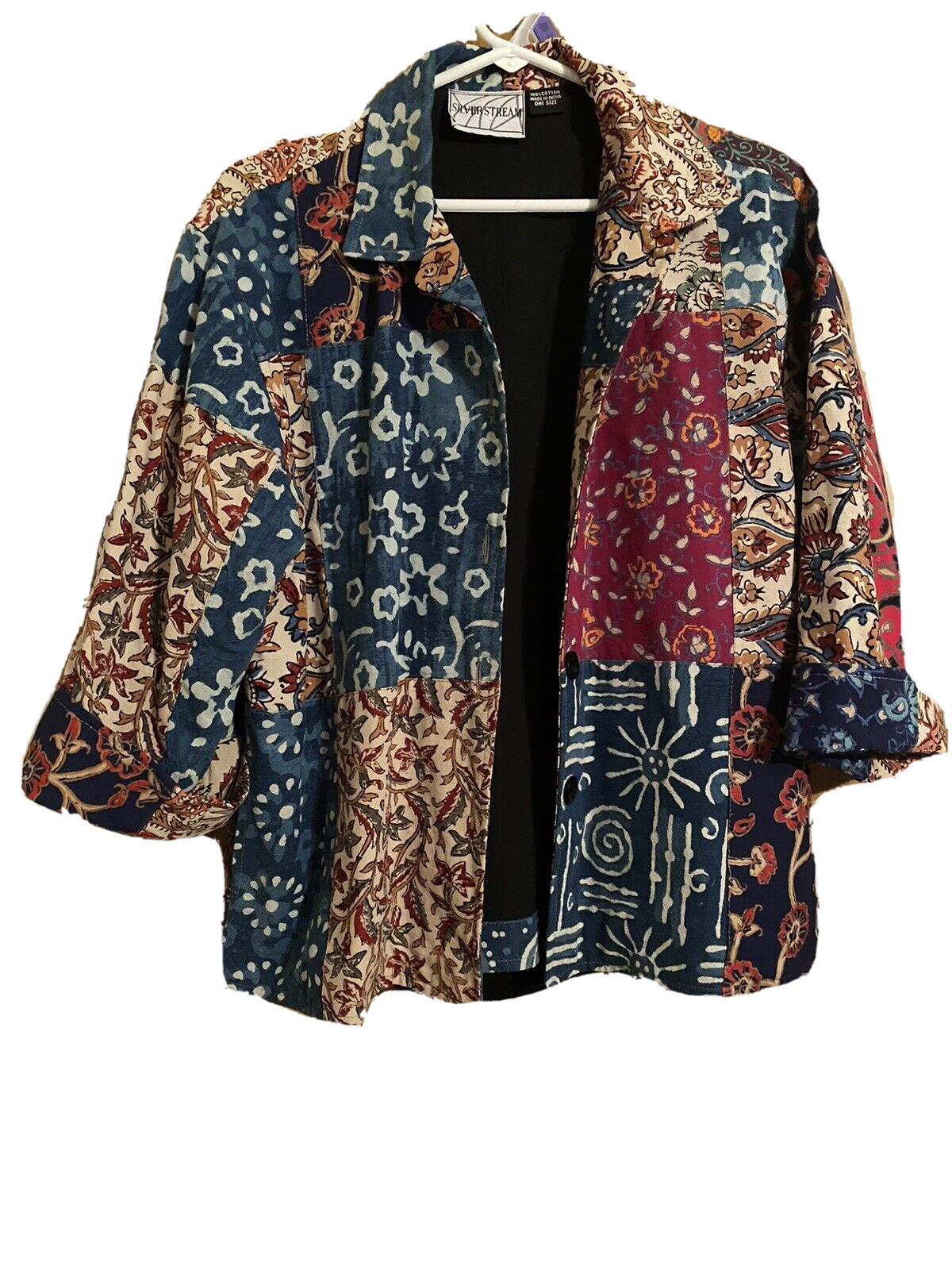 Silver Stream Vintage Patchwork Jacket Shacket - … - image 1