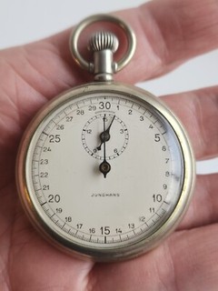 Stoppuhr JUNGHANS Chronograph 30er Jahre Werk Cal. 2 9 Taschenuhr 4873