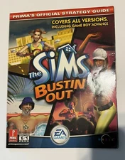 The Sims Bustin' Out Prima Official Strategy Guide PS2 Xbox GC GBA Maxis