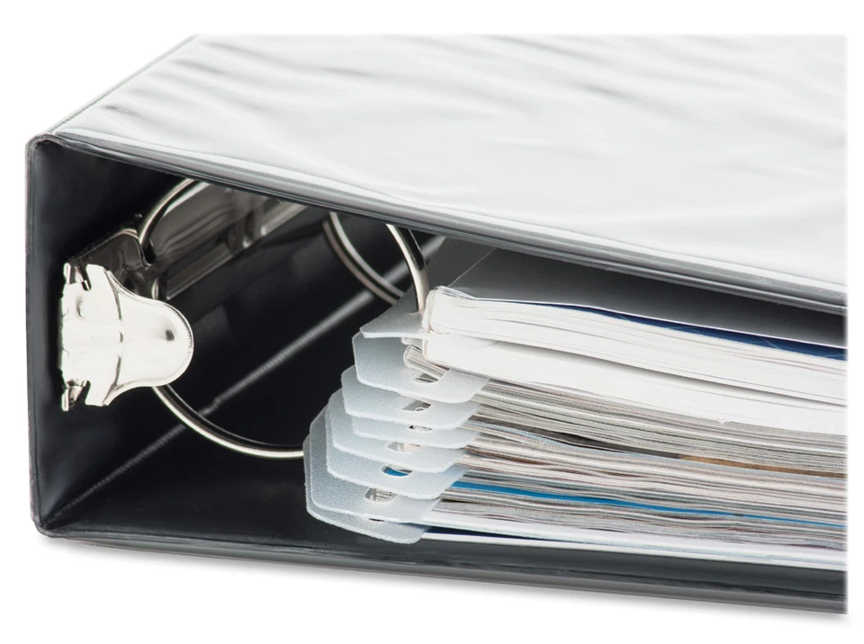 Juego de 12 soportes/protectores de carga Baumgartens para carpetas de 3 anillos Foto 4 de 4