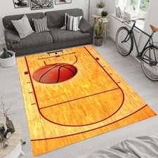Basketball Court Rug,Basketball Rug,Kids Room Rug,Boys Room Rug,Home Decor Rug,