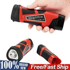 3W Flashlight Cordless Torch Light Portable LED Work Light for Milwaukee 12V