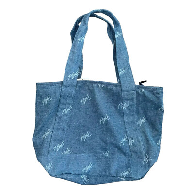 NEW Air Jordan Flight 38L Tote Travel School Shopping Bag Denim