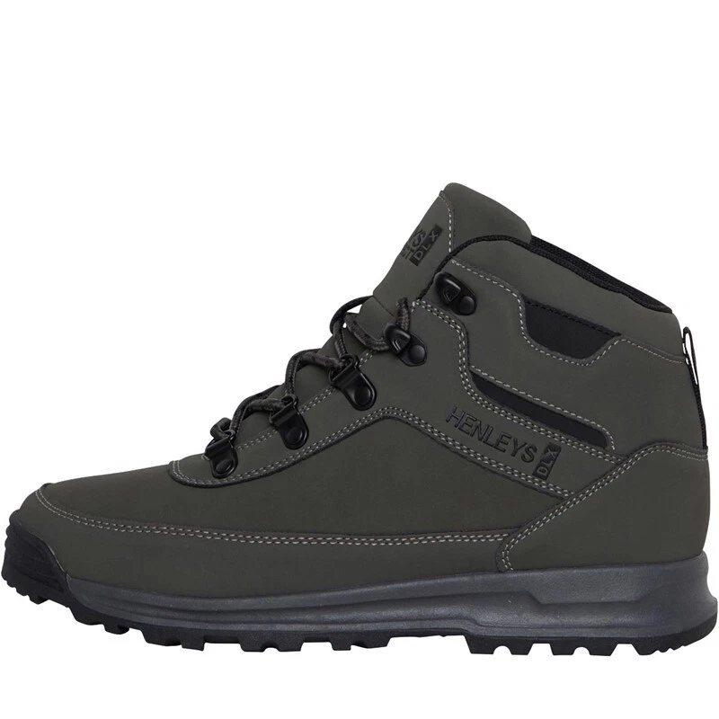 Henleys Junior Boys Casual School Mid Profile Lace Up Hiking Boots