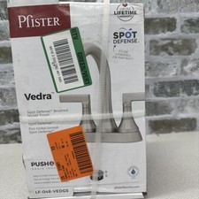 Pfister LF-048-VEDGS Centerset Vedra 2 Handle Bathroom Faucet Brushed Nickel