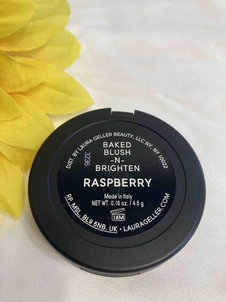 Rubor al horno Laura Geller Blush-n-Brighten color mármol - frambuesa 0,16 oz Foto 3 de 3