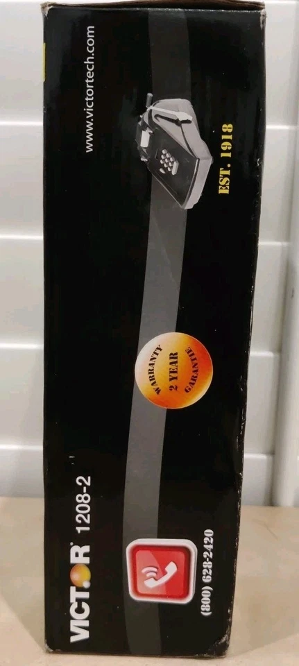 Victor 1208-2 Printing Calculator Adding Machine 12 Digit LCD Display Battery/AC - Image 2 of 4