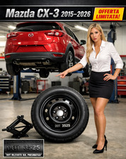 💥 Set Platzsparend Notrad Mazda CX-3 2015–2026 125/90 R16 5 Löcher Mit Cric